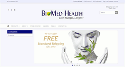 Desktop Screenshot of biomed-health.com